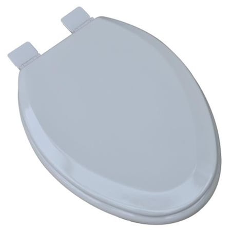 Plumbing Technologies Plumbing Technologies 1F1E5-81 Premium Ice Gray Molded Elongated Wood Toilet Seat 1F1E5-81